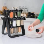 18-Jar Rotating Spice Rack Set – Kitchen Organizer in Saudi Arabia - Image 2