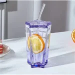 Glass Tumbler Mug with Lid – for Hot & Cold Drinks in KSA - Image 3