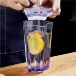 Glass Tumbler Mug with Lid – for Hot & Cold Drinks in KSA - Image 4