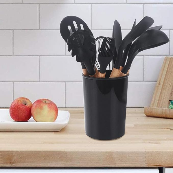 12-Piece Silicone Cooking Utensils Set - in Saudi Arabia - Image 8