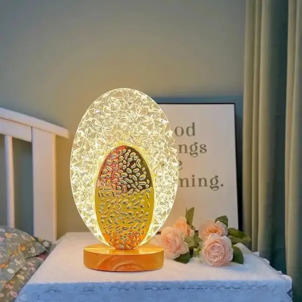 Crystal LED Table Lamp – Dimmable Ambient Light Crystal LED Table Lamp – Dimmable Ambient Light | Buy Online in Saudi Arabia