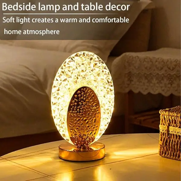 Crystal LED Table Lamp – Dimmable Ambient Light Crystal LED Table Lamp – Dimmable Ambient Light | Buy Online in Saudi Arabia