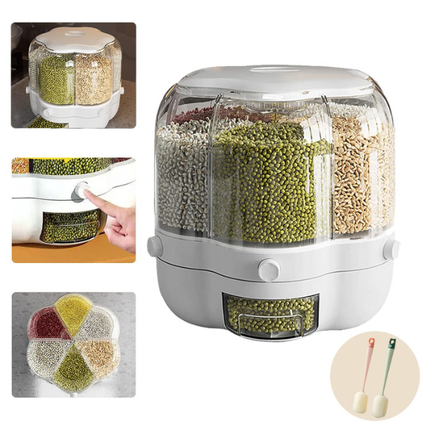 Denx Grain Storage Bucket – 9kg Airtight Food Container - Image 2