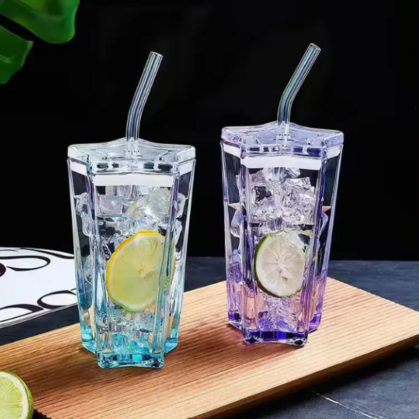 Glass Tumbler Mug with Lid Glass Tumbler Mug with Lid. Shop Online at https://ksashopi.com