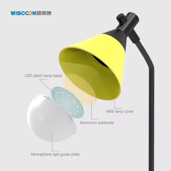 LED Desk Lamp with Phone Holder– Adjustable & Eye-Caring (1) LED Desk Lamp with Phone Holder– Adjustable & Eye-Caring - Image 3