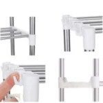 Stainless Steel Kitchen Storage Rack – Organizer Shelf in Saudi Arabia - Image 2